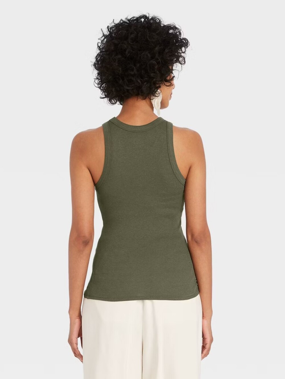 Set Of 4 A New Day Slim Fit Ribbed Tank Tops - Picture 8 of 8